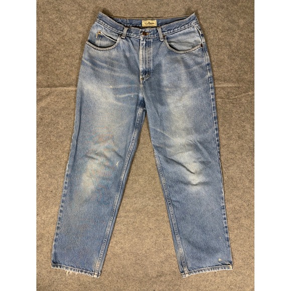 L.L. Bean Other - LL Bean Relaxed Fit Mens Jeans 32x29 Medium Wash‎ Blue Denim Cotton 134770